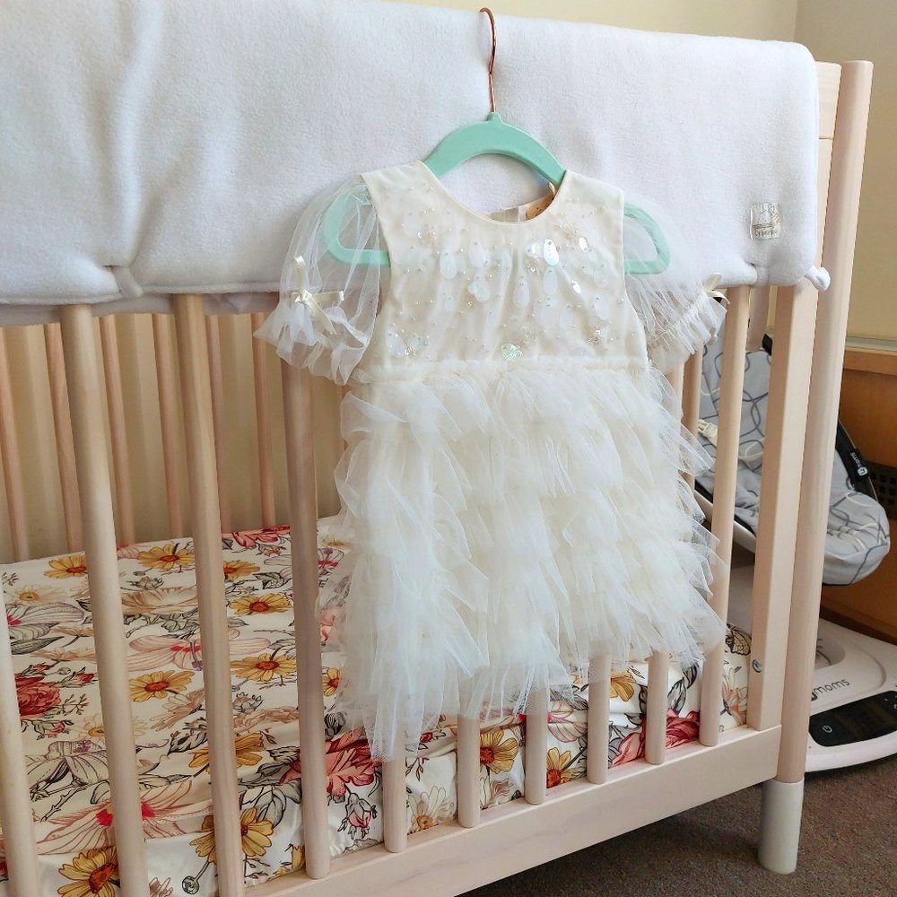 Tutu Du Monde Cream Sequin Dress